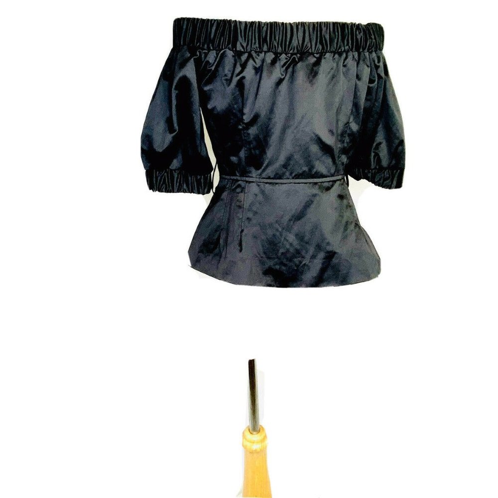 2b Bebe Womens Off the Shoulder Short Sleeve Blaze - Picture 4 of 7